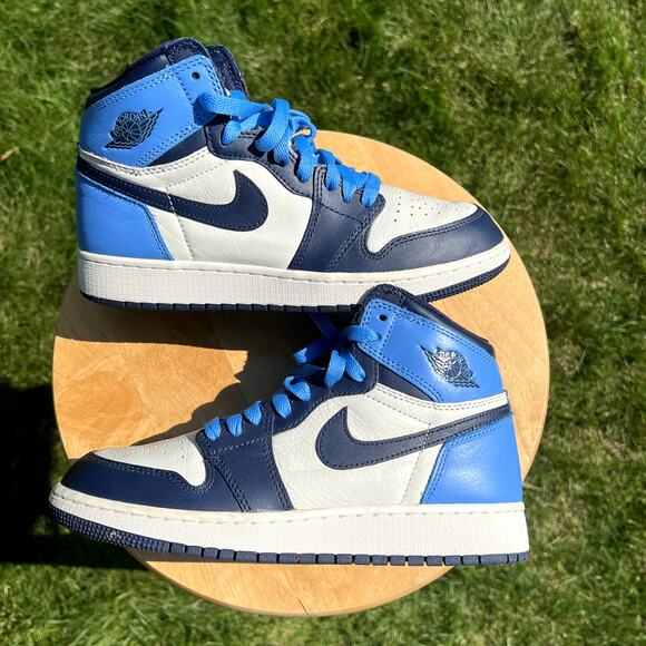 Nike Air Jordan 1 Retro High OG GS Obsidian Men\'s Shoes - Size 5.5 - Ships Now main image 8